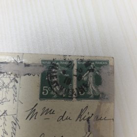 百年实寄明信片【1890～1948】 信札 信函 手写 书信 信函 实寄明信片【 有邮票 加盖印章 珍贵 稀少 文献价值极高】正面文字是主题、反文字是出版社等信息，手写内容及手稿、签名等 可自行翻译 研究， 装册 装框欣赏都非常漂亮有意思。百年实寄明信片编号4542