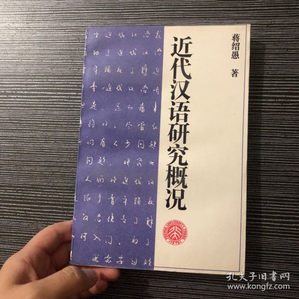 近代汉语研究概况——北京大学中国语言文学教材系列