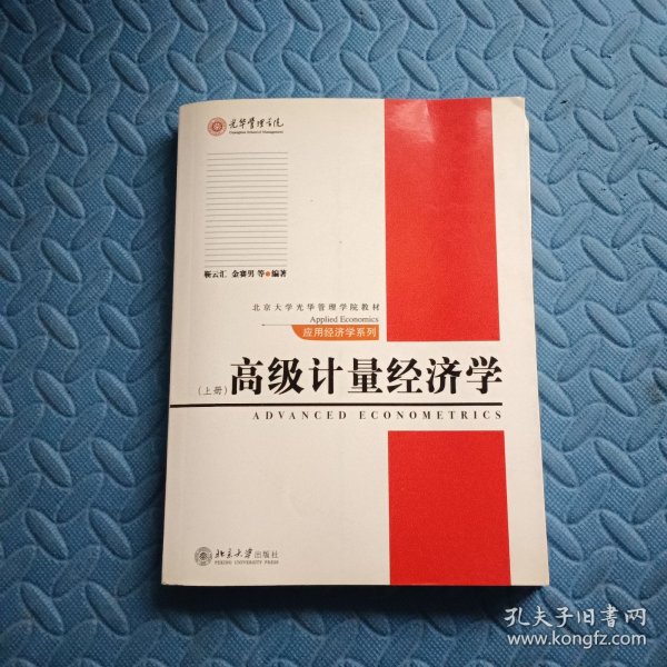 高级计量经济学（上）/北京大学光华管理学院教材