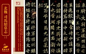 近距离临帖卡魏碑经典《司马绍墓志》共103张，近距离临帖卡司马绍墓志 采用博物馆拓本原大与放大两种版本精印