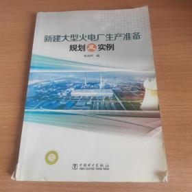 新建大型火电厂生产准备规划及实例