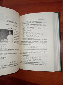 名师授课录（中学数学）初中版（精装）九五品