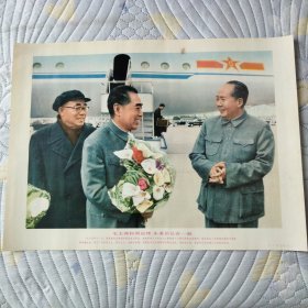 毛主席和周总理朱委员长在一起