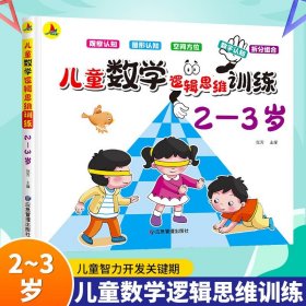 阶梯数学2-3岁儿童数学逻辑思维训练幼儿园小班中班大班练习册教材