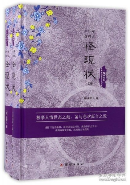 中国古典世情小说丛书：二十年目睹之怪现状（套装上下册）