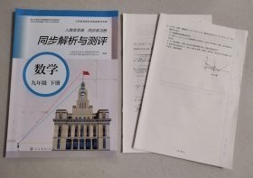 同步解析与测评 数学九年级下册 （含题纸和答案）