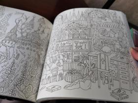 《Romantic country:A Fantasy coloring Book》尺寸：25厘米*25厘米*1厘米