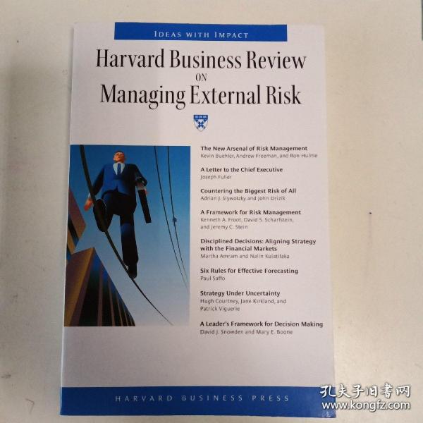 Harvard Business Review on Managing External Risk