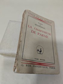 la chartreuse de parme(司汤达法文小说，1932 毛边本）