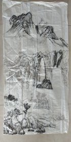 字画2006 约67* 133厘米左右