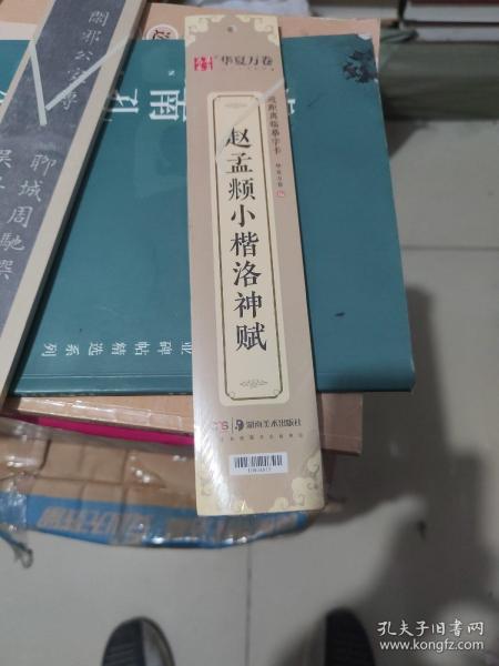 华夏万卷近距离临摹字卡洛神赋小楷字帖赵孟頫成人临摹高清墨迹本学生初学者教程楷书钢笔硬笔书法字帖