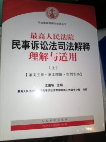 最高人民法院民事诉讼法司法解释理解与适用