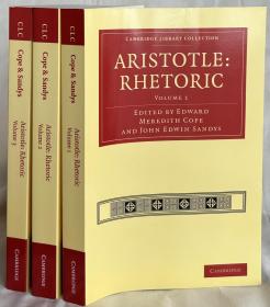 【希英对照】亚里士多德《修辞学》（全3卷），平装，九五品