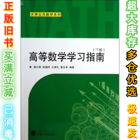 大学公共数学系列：高等数学学习指南（下册）