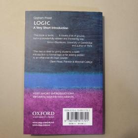 简明逻辑学（牛津通识读本） 英文原版
 Logic: A Very Short Introduction