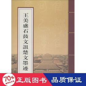 王美盛石鼓文诅楚文墨迹 篆刻 王美盛
