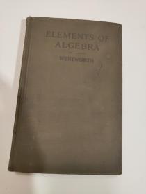 ELEMENTS OF ALGEBRA （1881年英文原版）