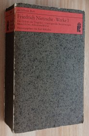 德文书 Die Geburt der Tragoedie by Friedrich Nietzsche (Author)