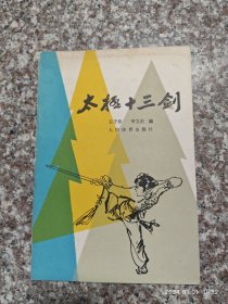 太极十三剑，王子章著，武术书籍，剑法类书籍，8品22