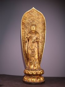 老铜观音全像【净瓶观音菩萨】 高83厘米长28厘米宽24厘米净重24.7斤