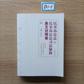 民事诉讼法与民事诉讼法司法解释条文对照表