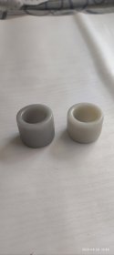 真正的【赔钱甩老货】老【玉板指】二件，品像如图，有缘人得之，鸽子绕行！