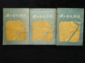 清朝全史演义(上中下),1988一版一印，印行8000册