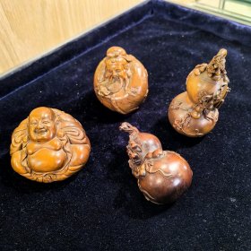 木雕小摆件（二款选一）