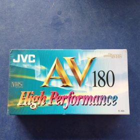 ［全新未拆封录像带］ JVC AV180【原封空白录像带】塑封略有磨损看图
