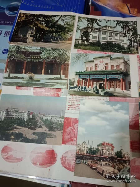 1957年明信片十张合售，辽宁画报社出版