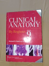clinical anatomy by regions 9，少许写画，16开