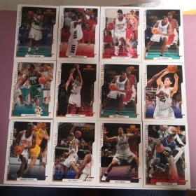 NBA球星卡（2000年新秀卡）共12枚