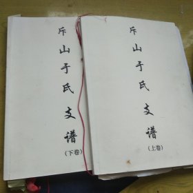 斥山于氏支谱上下