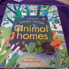 Peep Inside Animal Homes Board book