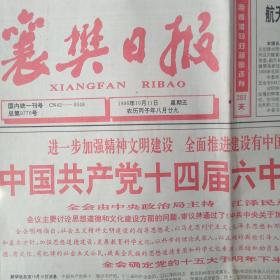 襄樊日报(1996年10月11日)