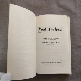 Real Analysis (Dover Books on Mathematics) 英文原版