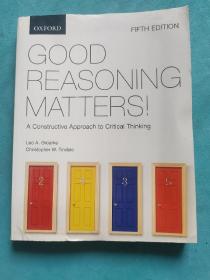 OXFORD ：Groarke，Tindale :GOOD REASONING NATTERS! fifth edition