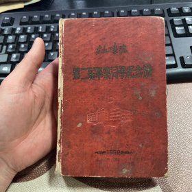 东北工学院 第二届毕业同学纪念册 50年代老旧日记本笔记本 有毛主席像 及题词页 合影照一张 插图较多 前面插图位置不确定是否缺页 使用约一半 箱14