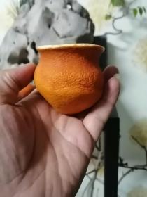 橘皮鸣虫器 桔子皮手工制作 陈皮葫芦