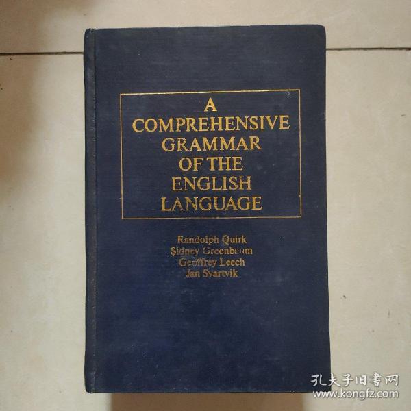 A Comprehensive Grammar of the English Language  英语语法大全 精装1779页