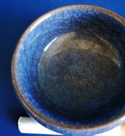 紫砂加釉茶碗