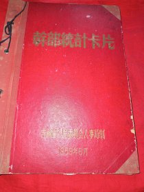 干部统计卡片（本夹子）