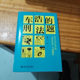 车浩的刑法题：北京大学法学院“刑法分论”考题解析