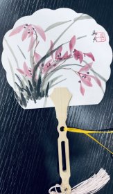 名人手绘摇扇