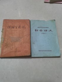 经络学图说。上海科技出版社。针灸讲义。陕面中医学院教育革命组组编。两夲合售。