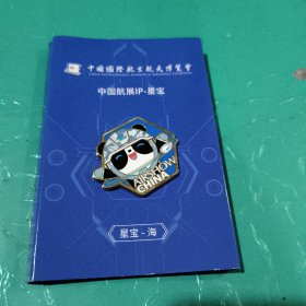 中国国际航空航天博览会 中国航展 星耀中华 中国航展吉祥物星宝徽章 星宝纪念章 放二二长盒
