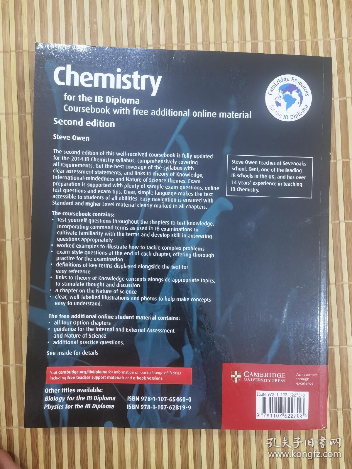 点击查看原图 Chemistry: for the IB Diploma :Second Edition