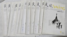 《天风》杂志2002年1—12期全共12本，品相较好