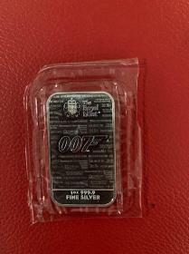 007邦德电影纪念银条