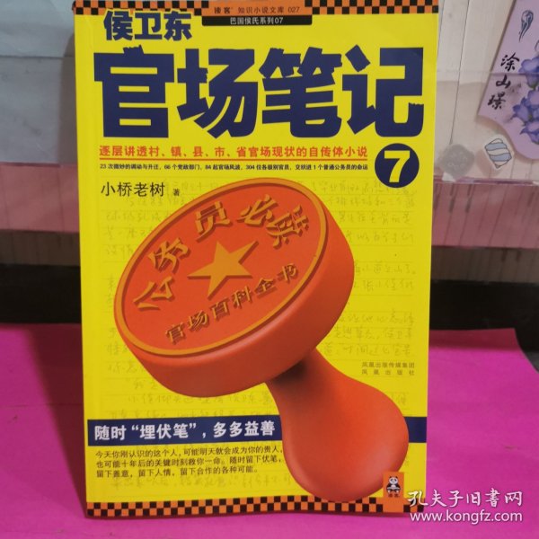 侯卫东官场笔记7：逐层讲透村、镇、县、市、省官场现状的自传体小说